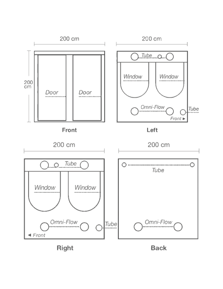 HomeBox Ambient Q200 (200 x 200 x 200cm) HomeBox Ambient Q200 (200 x 200 x 200cm)