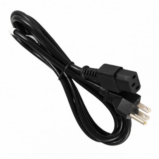 Cable de Alimentación 18 AWG - 3 conductore s C13 - 5-15P (2.0m)