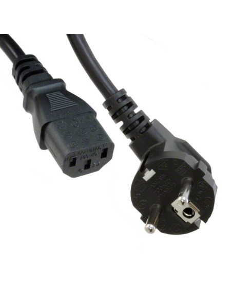 Cabo de Alimentação 18 AWG - 3 condutores - C13 - CEE 7/7 (2.0m) Cabo de Alimentação 18 AWG - 3 condutores - C13 - CEE 7/7 (2.0m)