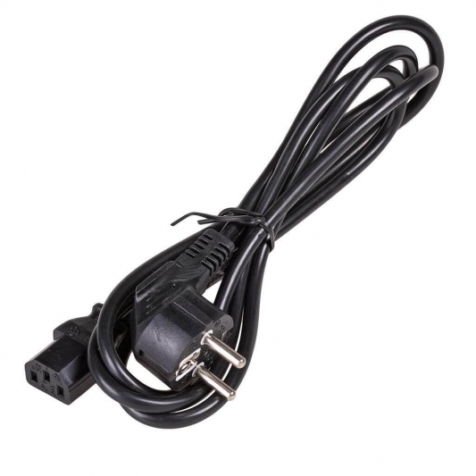 Cabo de Alimentação 18 AWG - 3 condutores - C13 - CEE 7/7 (2.0m)