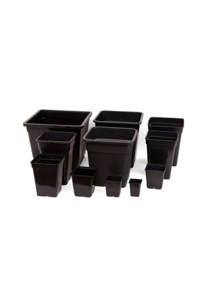 Vaso Quadrado (Preto) (24 X 24 X 27 CM) (11 L) Vaso Quadrado (Preto) (24 X 24 X 27 CM) (11 L)