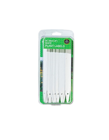 Garland White Labels 10cm (25 units) Garland White Labels 10cm (25 units)