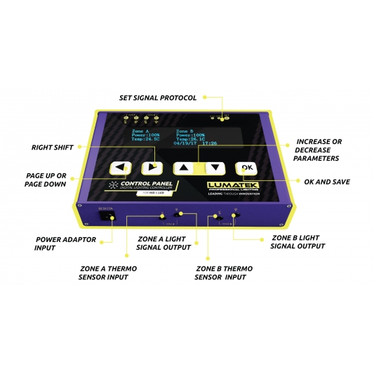 Lumatek Panel de Control PLUS 2.0 (HID+LED)