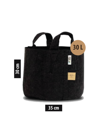 Root Pouch Vaso de Pano - 30L (35x30cm) - Com Alças Root Pouch Vaso de Pano - 30L (35x30cm) - Com Alças