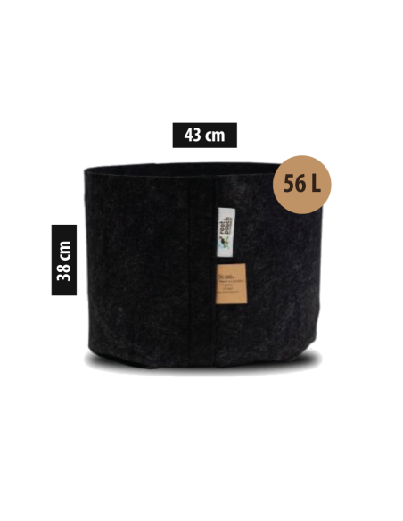 Root Pouch Fabric Pot - 56L (43x38cm) Root Pouch Fabric Pot - 56L (43x38cm)