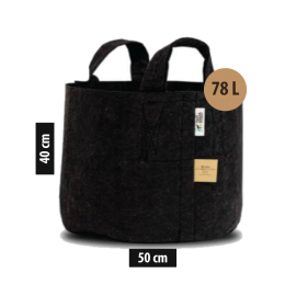 Root Pouch Maceta de Tela - 78L (50x40cm) - Con Asas