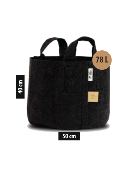 Root Pouch Fabric Pot - 78L (50x40cm) - With Handles Root Pouch Fabric Pot - 78L (50x40cm) - With Handles