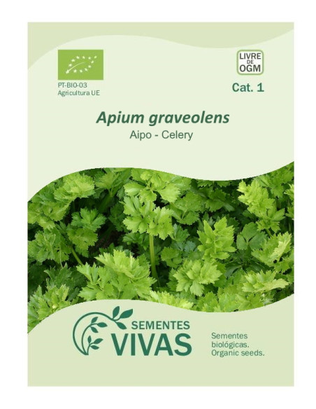 Sementes Vivas - Aipo 'A Couper' 0.5G Sementes Vivas - Aipo 'A Couper' 0.5G