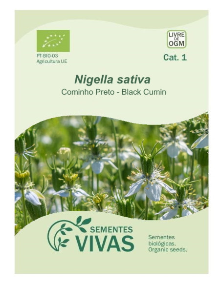Sementes Vivas - Black Cumin 2G Sementes Vivas - Black Cumin 2G
