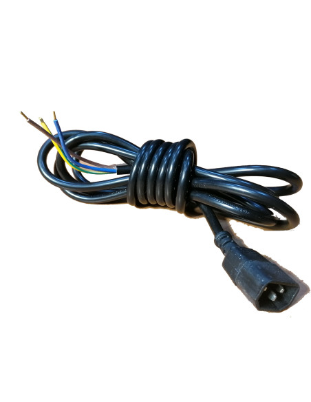 Cabo de 3M para Balastros c/ Plug IEC Macho (3x1.5mm) Cabo de 3M para Balastros c/ Plug IEC Macho (3x1.5mm)