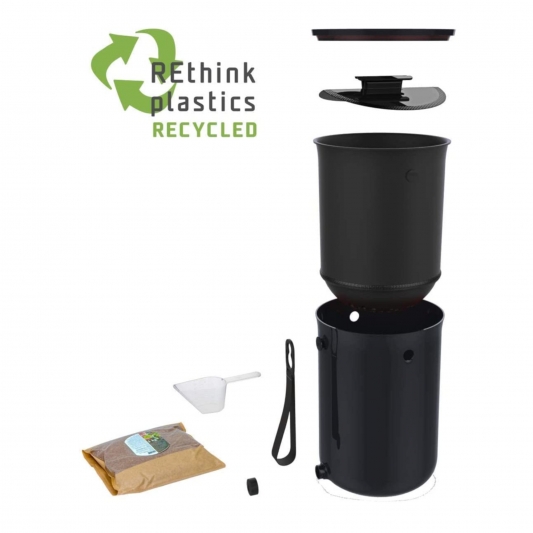 Skaza Bokashi Organko 2 Ocean - Black (Domestic Composter)