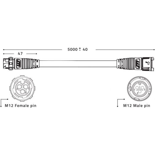 Lumatek LED 5m Cables de Extensión 2.0 (x2)