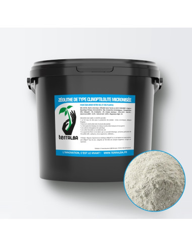 Terralba Zeolite Clinoptilolite Micronizada 20μ 500g