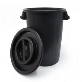 Black Round Container 50-120L (Ø44.5-54cm)