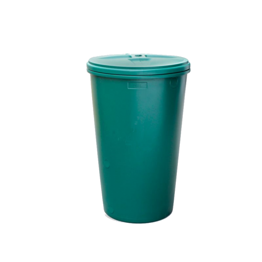 RainWater Deposito Redondo Verde con tapa 200-300L