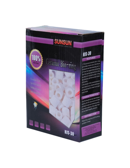 Anel Biológico de Cerâmica SunSun HJS-30  Box Anel Biológico de Cerâmica SunSun HJS-30  Box