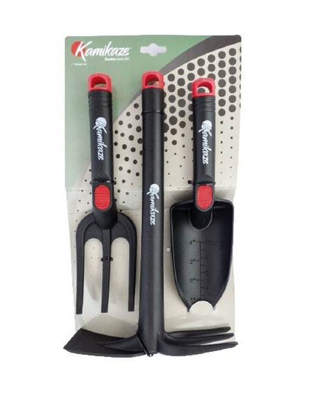 Kamikaze Kit de Jardinagem Mini (Pá, Ancinho e Sacho) Kamikaze Kit de Jardinagem Mini (Pá, Ancinho e Sacho)