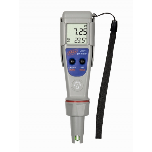 AD11 Waterproof pH-TEMP Pocket Tester (with Replaceable Electrode)