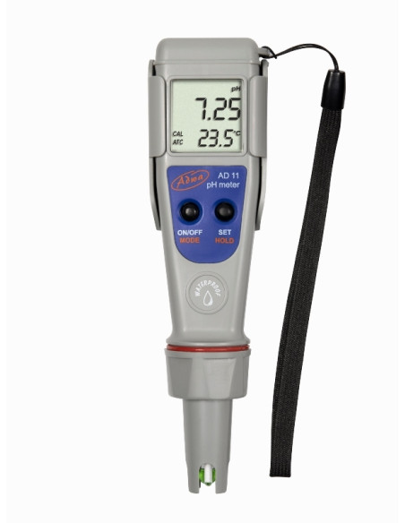 Adwa AD11 Medidor pH-TEMP Impermeável (com Sonda Removível) Adwa AD11 Medidor pH-TEMP Impermeável (com Sonda Removível)