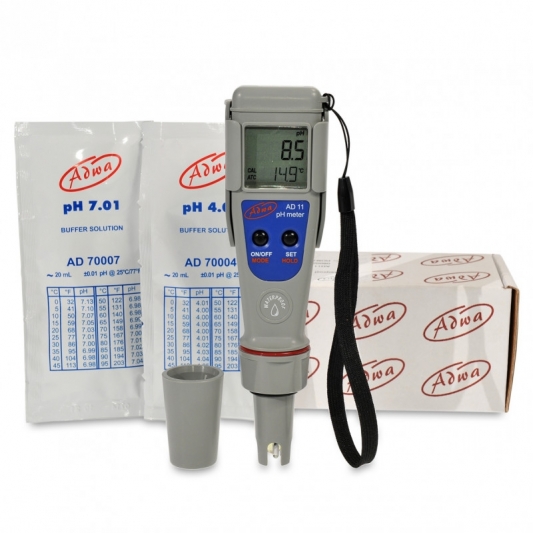 AD11 Waterproof pH-TEMP Pocket Tester (with Replaceable Electrode)