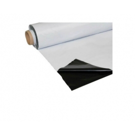 Easy Grow Plástico Refletor Branco/Preto (2m x 25m x 70um)