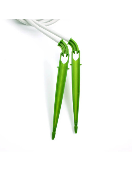FloraFlex® Estaca micro gotejadora paralela de 2 vias | 76 CM / 30" | 0,3 GPH / 1.14LPH | 1un. FloraFlex® Estaca micro gotejadora paralela de 2 vias | 76 CM / 30" | 0,3 GPH / 1.14LPH | 1un.