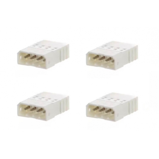 Conector de 4 pines Macho (Pack de 4)