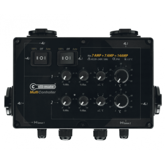 CLI-MATE Multi-Controller 7+7 Amp (Temperature, Speed, Hysteresis)