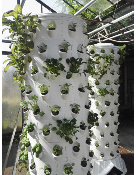 Aponix Torre Vertical Hidropónica - 119 plantas Aponix Torre Vertical Hidropónica - 119 plantas