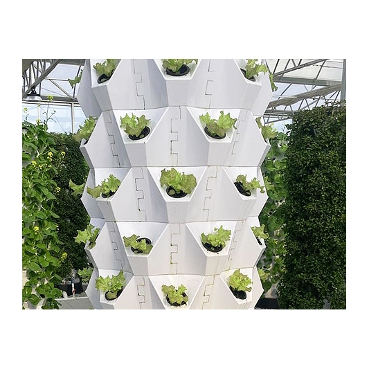 GroLab Torre de Plantação Hidropónica (56 plantas 1.5m)