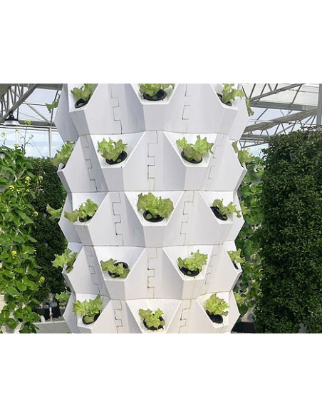 GroLab Torre de Plantação Hidropónica (56 plantas 1.5m) GroLab Torre de Plantação Hidropónica (56 plantas 1.5m)