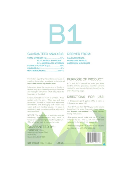 FloraFlex B1 4.53-11.36kg (5-25lbs) FloraFlex B1 4.53-11.36kg (5-25lbs)