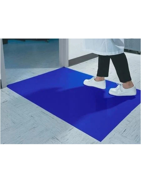 PureStep EnviroTack Tapetes adesivos - 30 camadas (Azul - 610×914mm) PureStep EnviroTack Tapetes adesivos - 30 camadas (Azul - 610×914mm)