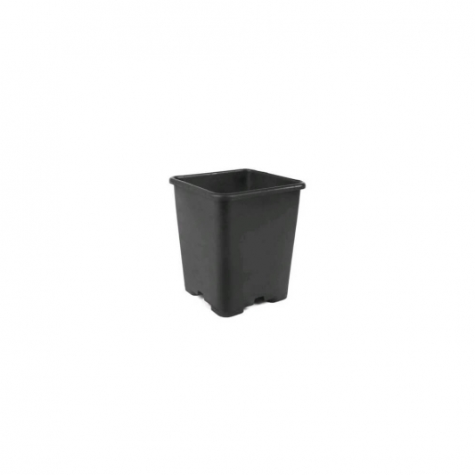 Square Pot (Black) 0,6 L (9 X 9 X 10 CM)