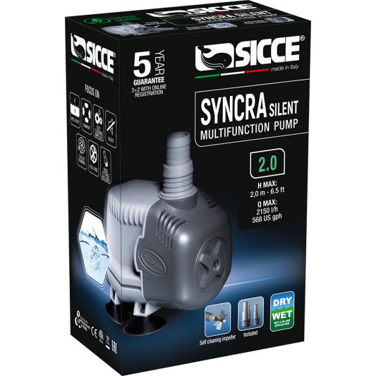 Syncra Silent 2.0 Bomba de Água (2150 L/H) 32W