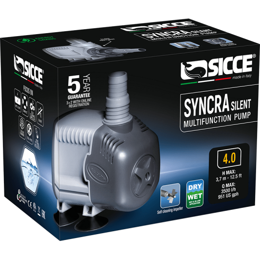 Syncra Silent 4.0 Bomba de Água (3500 L/H) 80W