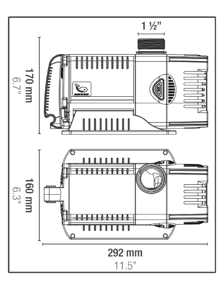Syncra HF 16.0 Bomba de Água - 16000 l/h - 175W - H 4,5m Syncra HF 16.0 Bomba de Água - 16000 l/h - 175W - H 4,5m