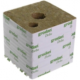 Grodan Cubo de Lã de Rocha - Caixa 48u 15x15x14.2cm (Ø40mm)