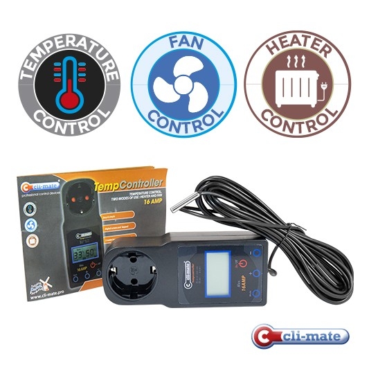 CLI-MATE Controlador de Temperatura 16 A