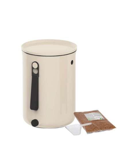 Skaza Bokashi Organko 2 (BO2) Branco Creme (9.6L cada) + Farelo Bokashi Skaza Bokashi Organko 2 (BO2) Branco Creme (9.6L cada) + Farelo Bokashi