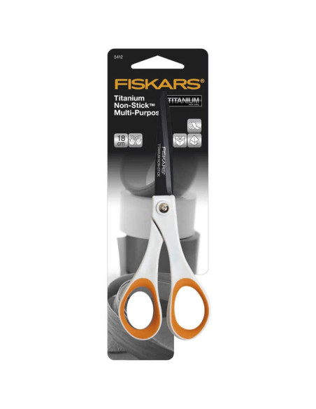 Tesoura Fiskars Titânio Universal Non-Stick™ (18cm) Tesoura Fiskars Titânio Universal Non-Stick™ (18cm)