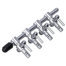 Metal Tap 4 ways 4/6mm