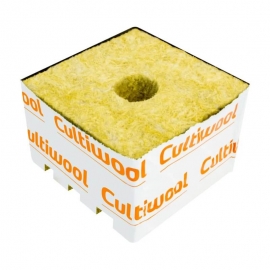 Cultiwool Cubo de Lã de Rocha - Caixa 276u 10x10x6.5cm (Ø35mm)