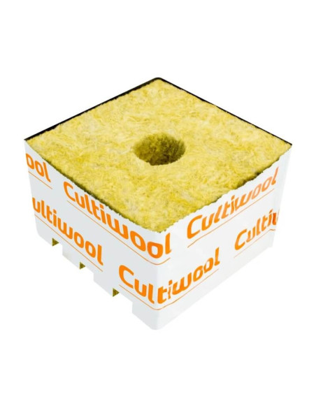 Cultiwool Rockwool Cube - Box 276u 10x10x6.5cm (Ø35mm) Cultiwool Rockwool Cube - Box 276u 10x10x6.5cm (Ø35mm)