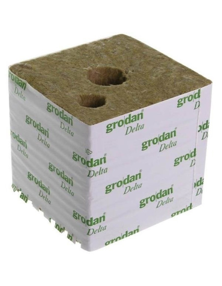 Grodan Cubo de Lã de Rocha - 15x15x14.2cm (Ø40mm) Grodan Cubo de Lã de Rocha - 15x15x14.2cm (Ø40mm)