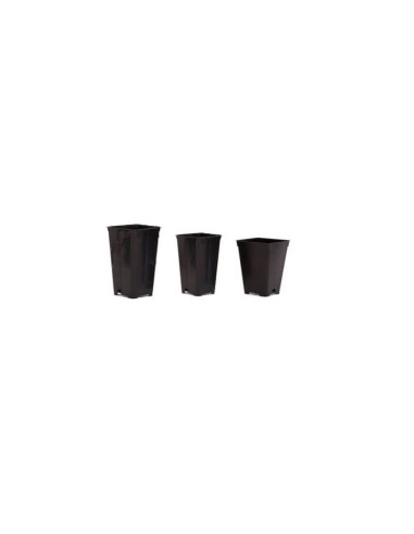 VDL Vaso Quadrado Preto 0.85 - 1.1 - 2 L