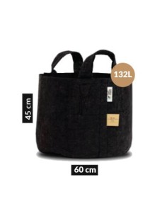 Root Pouch Vaso de Pano - 132L C/ Asas (60x45cm)