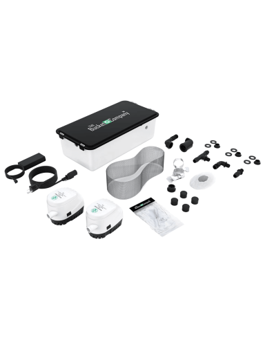 TBC Ez-Pz Kit de Drenagem c/ 2 x Bomba de Condensados/Porão Automática (4164L/h | 1100gal/h)