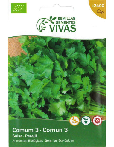Sementes Vivas  Salsa Comum 3 1.5G