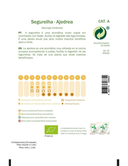 Sementes Vivas Segurelhe 2G Sementes Vivas Segurelhe 2G